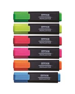 Textmarker OFFICE Products, scriere de 1 -5 mm, *10/400