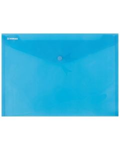 Mapa plastic DONAU cu capsa, A4 (330 x235 mm), 180 microni, albastru