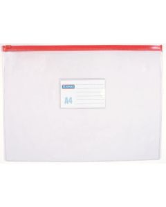 Mapa din plastic DONAU Zip Bag, cu fermoar, A4 (330 x 240 mm), transparent