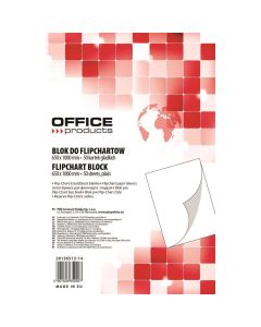 Hartie flipchart OFFICE Products, 65x100 cm, velin, 50 coli/set