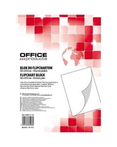Hartie flipchart OFFICE Products, 58.5x81 cm, velin, 50 coli/set