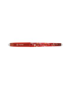 Pix cu gel ECADA Disparel 3 cu radiera, 0.7 mm, rosu