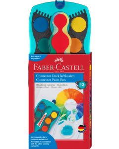 Acuarele 12 culori Conector FABER-CASTELL