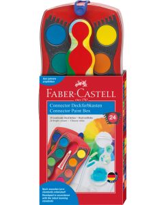 Acuarele 24 culori Conector FABER-CASTELL