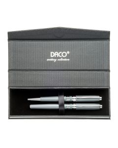 Set pix si stilou premium DACO gri