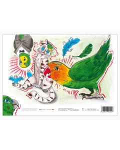 Bloc desen Aperta, Niște amici simpatici, A4, 120g