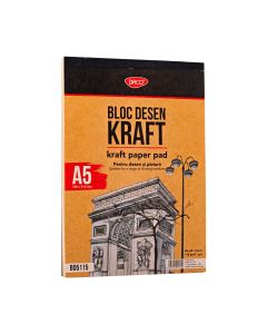Bloc A5 hartie craft 115 g 50 file DACO