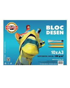 Bloc desen A3 180g 10 coli KOH-I-NOOR