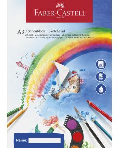 Bloc desen A3 20 file 100g/mp FABER-CASTELL