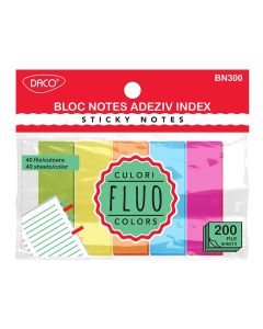 Bloc notes adeziv index 5 cul 50x20 DACO