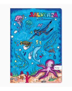 Caiet Aperta, Strigătul oceanului, A5, 48 file, 80g, Dictando