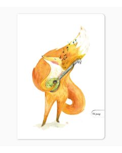 Caiet Aperta, Vulpoiul trubadur, A5, 48 file, 80g, Foi veline