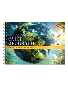Caiet A4 geografie spira 24 file DACO