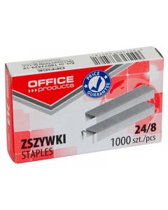 Capse 24/8, 1000 buc/cut, zincate, OFFICE Products (30 - 40 coli)