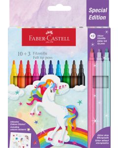 Carioca 10+3 culori Unicorni FABER-CASTELL