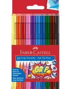 Carioca 10 culori grip FABER-CASTELL