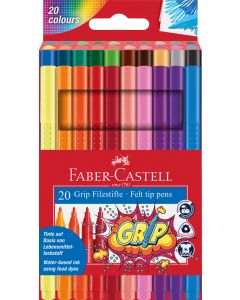 Carioca 20 culori grip FABER-CASTELL