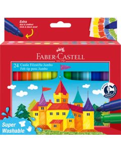 Carioca 24 culori Jumbo superwashable FABER-CASTELL