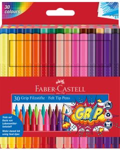 Carioca 30 culori grip FABER-CASTELL