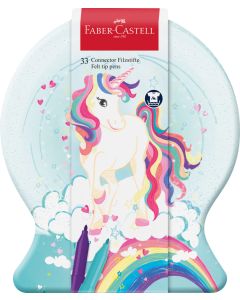 Carioca 33 culori Unicorni 2023 Conector FABER-CASTELL