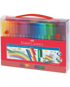 Carioca 60 culori Conector cut cadou FABER-CASTELL