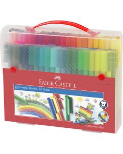 Carioca 80 culori Conector cut cadou FABER-CASTELL