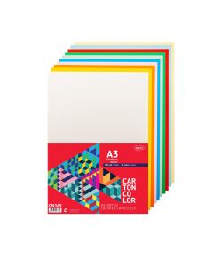 Carton color 160 g/mp A3 100 coli 10 culori DACO