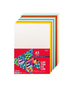 Carton color A3 160g/mp 250 coli 10 culori DACO