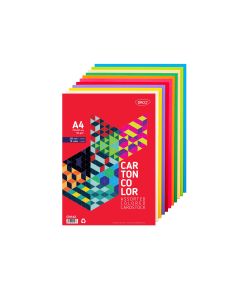 Carton color A4 160 g/mp 250 coli 10 culori DACO