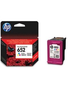 Cartus cerneala HP F6V24AE pentru DeskJet 2135 AIO 652 Cyan Magenta Galben 200 pagini