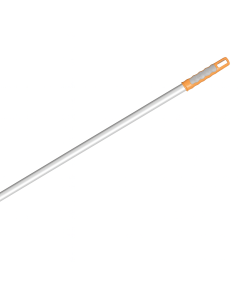 Coada aluminiu pentru mop cu maner ergonomic portocaliu/gri, SPLAST, 2.5 cm x 1.35m