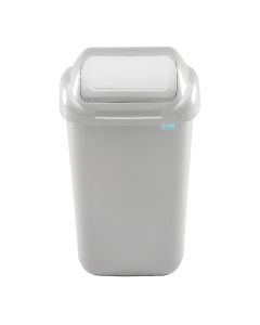 Cos gunoi cap batant Standard alb, PLAFOR, 30l