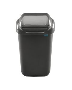 Cos gunoi cap batant Standard negru, PLAFOR, 30l