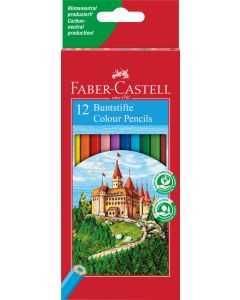Creioane Colorate 12 culori FABER-CASTELL