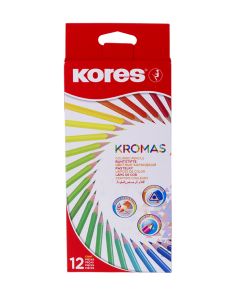 Creioane Colorate 12 culori triunghiulare ECO KORES