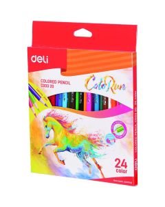 Creioane Colorate 24 culori Colorun DELI