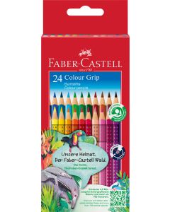 Creioane Colorate 24 culori grip 2001 FABER-CASTELL