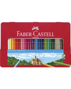 Creioane Colorate 36 culori cutie metal-2 FABER-CASTELL