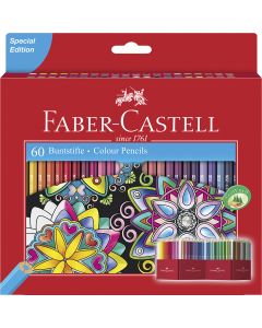 Creioane Colorate 60 culori editie speciala FABER-CASTELL
