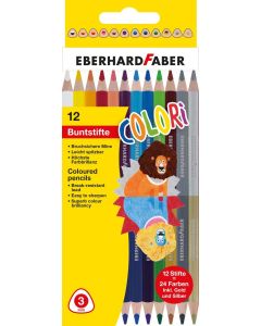 Creioane Colorate biColore 12*2 EBERHARD FABER