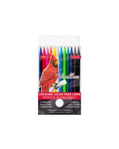 Creion color 12 culori fara lemn DACO