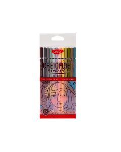 Creion color 12 culori Morandi DACO