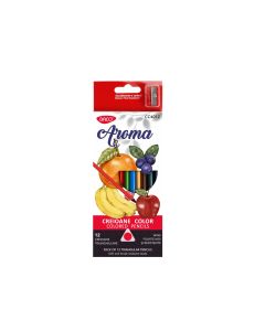 Creion color 12 culori parfumate Aroma DACO