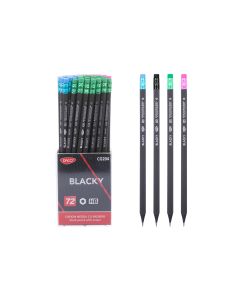 Creion negru cu radiera Blacky HB DACO