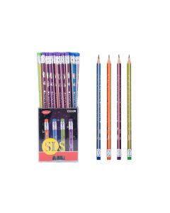 Creion negru cu radiera SLS HB DACO