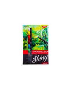 Culori acril 8 culori 36 ml Shiny DACO