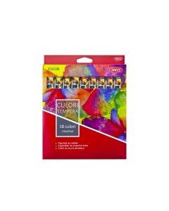 Culori tempera 18 culori 12 ml DACO