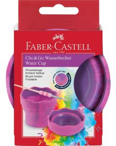 Cutie apa click&go Unicorni roz marmorat FABER-CASTELL