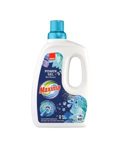 Detergent automat rufe, power gel, Blue Blossom, 60 spalari, SANO, 3l - 1