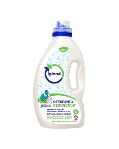 Detergent dezinfectant rufe albe si colorate, fara clor, Spring Fresh, 36 spalari, IGIENOL, 1.8l - 1